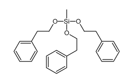 methyl-tris(2-phenylethoxy)silane Structure