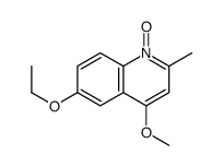 6-ethoxy-4-methoxy-2-methyl-1-oxidoquinolin-1-ium Structure