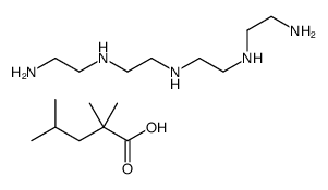 2,2,4-trimethylvaleric acid, compound with N-(2-aminoethyl)-N'-[2-[(2-aminoethyl)amino]ethyl]ethylenediamine结构式