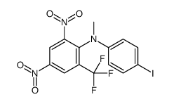 N-(4-iodophenyl)-N-methyl-2,4-dinitro-6-(trifluoromethyl)aniline结构式