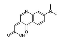 2-[7-(dimethylamino)-4-oxoquinolin-3-ylidene]acetic acid Structure