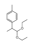 4-(2,2-diethoxy-1-methylethyl)toluene Structure