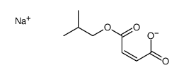 sodium isobutyl 2-butenedioate structure