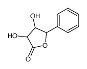 3,4-dihydroxy-5-phenyl-dihydro-furan-2-one结构式
