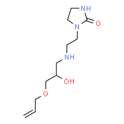 1-[2-[[3-(allyloxy)-2-hydroxypropyl]amino]ethyl]imidazolidin-2-one结构式