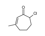 2-Cyclohepten-1-one,7-chloro-3-methyl- structure