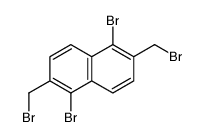 1,5-dibromo-2,6-bis(bromomethyl)naphthalene Structure