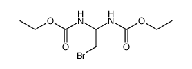 N,N'-(2-bromo-ethylidene)-bis-carbamic acid diethyl ester Structure
