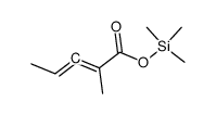 trimethylsilyl 2-methylpenta-2,3-dienoate结构式