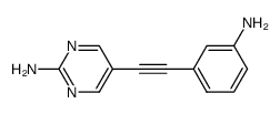 5-[(3-aminophenyl)ethynyl]pyrimidin-2-amine Structure