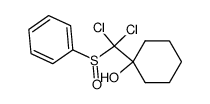 1-(dichloro(phenylsulfinyl)methyl)cyclohexan-1-ol Structure