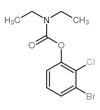 3-BROMO-2-CHLOROPHENYL N,N-DIETHYLCARBAMATE structure