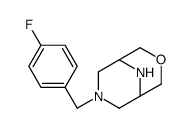 7-[(4-fluorophenyl)methyl]-3-oxa-7,9-diazabicyclo[3.3.1]nonane Structure