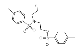 2-((N-allyl-4-methylphenyl)sulfonamido)ethyl 4-methylbenzenesulfonate Structure