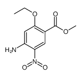 4-Amino-2-ethoxy-5-nitrobenzoic Acid Methyl Ester structure