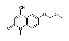 4-hydroxy-6-(methoxymethoxy)-1-methylquinolin-2-one Structure