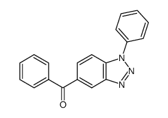 phenyl-(1-phenyl-1H-benzotriazol-5-yl)-ketone结构式