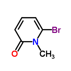 6-溴-1-甲基吡啶-2(1H)-酮结构式