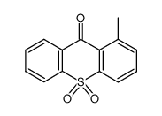 1-methylthioxanthone-10,10-oxide结构式