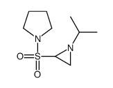 1-(1-propan-2-ylaziridin-2-yl)sulfonylpyrrolidine结构式