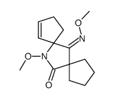 (Z)-12-methoxy-12-azadispiro<4.1.4.2>tridec-8-ene-6,13-dione-6-oxime methyl ether Structure