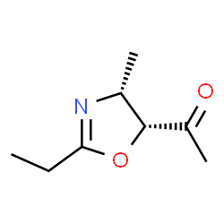 Ethanone, 1-(2-ethyl-4,5-dihydro-4-methyl-5-oxazolyl)-, cis- (9CI) picture