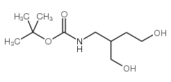 N-BOC-2-AMINOMETHYL-BUTANE-1,4-DIOL structure