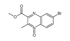 methyl 7-bromo-3-methyl-4-oxidoquinoxalin-4-ium-2-carboxylate Structure