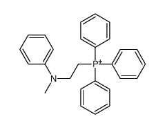 2-(N-methylanilino)ethyl-triphenylphosphanium Structure