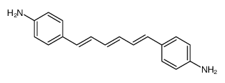 4-[6-(4-aminophenyl)hexa-1,3,5-trienyl]aniline Structure