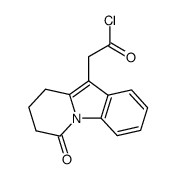 (6-Oxo-6,7,8,9-tetrahydro-pyrido[1,2-a]indol-10-yl)-acetyl chloride Structure