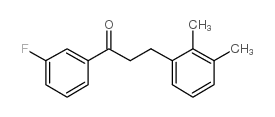 3-(2,3-DIMETHYLPHENYL)-3'-FLUOROPROPIOPHENONE结构式