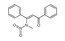 N-methyl-N-(3-oxo-1,3-diphenylprop-1-enyl)nitramide Structure