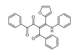 3-[anilino(furan-2-yl)methylidene]-1,4-diphenylbutane-1,2,4-trione结构式