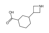 3-(azetidin-3-yl)cyclohexane-1-carboxylic acid Structure