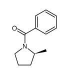 Pyrrolidine, 1-benzoyl-2-methyl-, (S)结构式