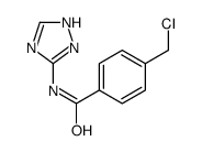 4-Chloromethyl-N-(1H-[1,2,4]triazol-3-yl)-benzamide Structure