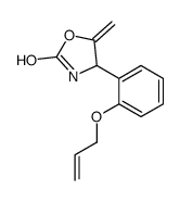 5-methylidene-4-(2-prop-2-enoxyphenyl)-1,3-oxazolidin-2-one结构式