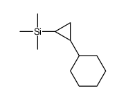 (2-cyclohexylcyclopropyl)-trimethylsilane Structure