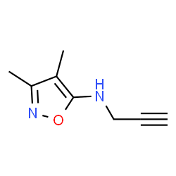 5-Isoxazolamine,3,4-dimethyl-N-2-propynyl-(9CI) structure