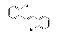 1-bromo-2-[2-(2-chlorophenyl)ethenyl]benzene Structure