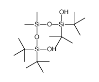 ditert-butyl-[[ditert-butyl(hydroxy)silyl]oxy-dimethylsilyl]oxy-hydroxysilane结构式