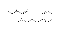 S-prop-2-enyl N-methyl-N-(3-phenylbutyl)carbamothioate Structure