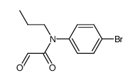 N-(4-bromophenyl)-2-oxo-N-propylacetamide结构式