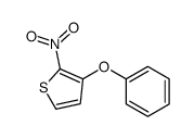 2-nitro-3-phenoxythiophene Structure