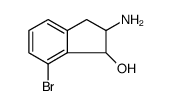 1H-Inden-1-ol, 2-amino-7-bromo-2,3-dihydro Structure