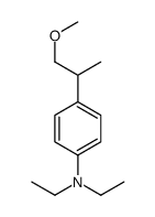 N,N-diethyl-4-(1-methoxypropan-2-yl)aniline Structure