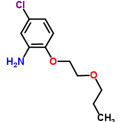 5-Chloro-2-(2-propoxyethoxy)aniline Structure