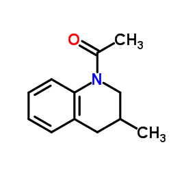 1-(3-Methyl-3,4-dihydro-1(2H)-quinolinyl)ethanone Structure