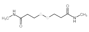 N,N′-Dimethyl-3,3′-dithiodipropionamide structure